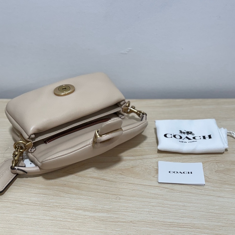 Coach Pillow Tabby Leather Shoulder Bag - Picture 7 of 9